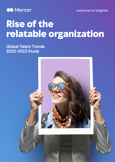 Global Talent Trends 2022-2023 report cover