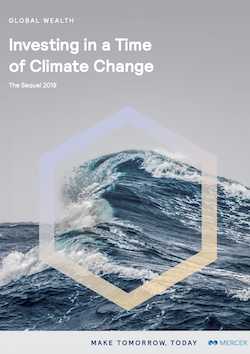 Investing in a Time of Climate Change report cover